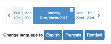 Changing the language for the Bootstrap Date Paginator plugin